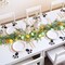 6 ft Easter Garland – Artificial Fern with 10 Glowing Eggs & 6 Carrots for Home Decor